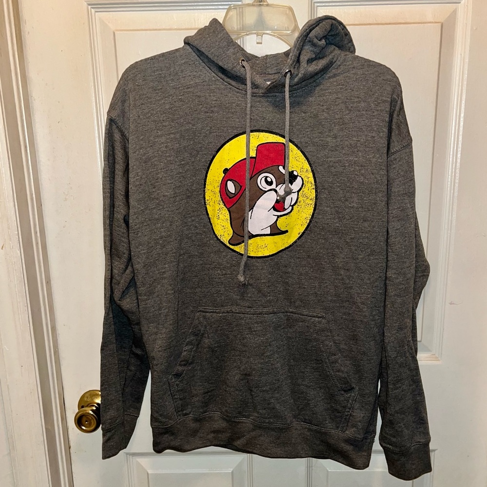 BUC-EE’S Long Sleeve Beaver Pullover Hoodie Sweatshirt. Sz M.